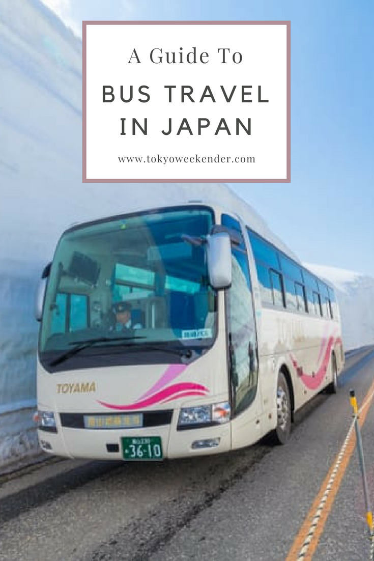 japan travel bus