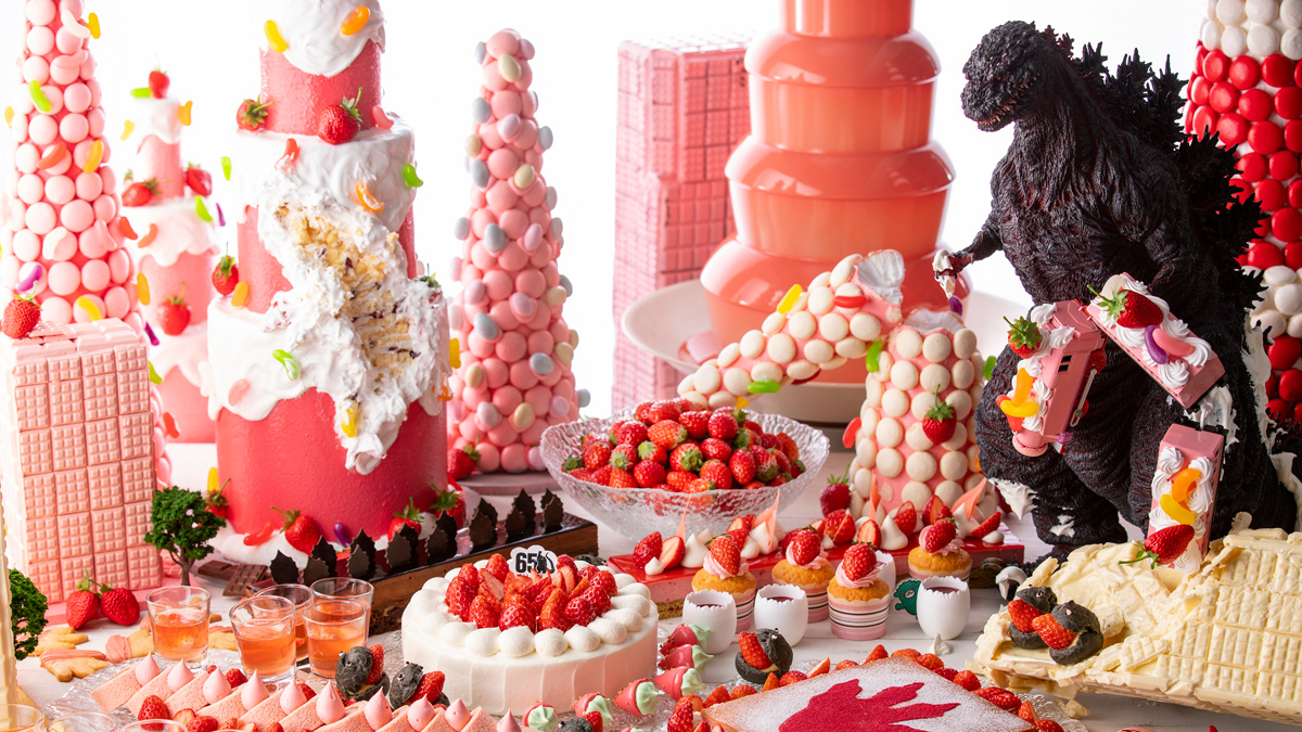 Dig Into a Monster-Sized Godzilla Strawberry Lunch Buffet | Tokyo Weekender