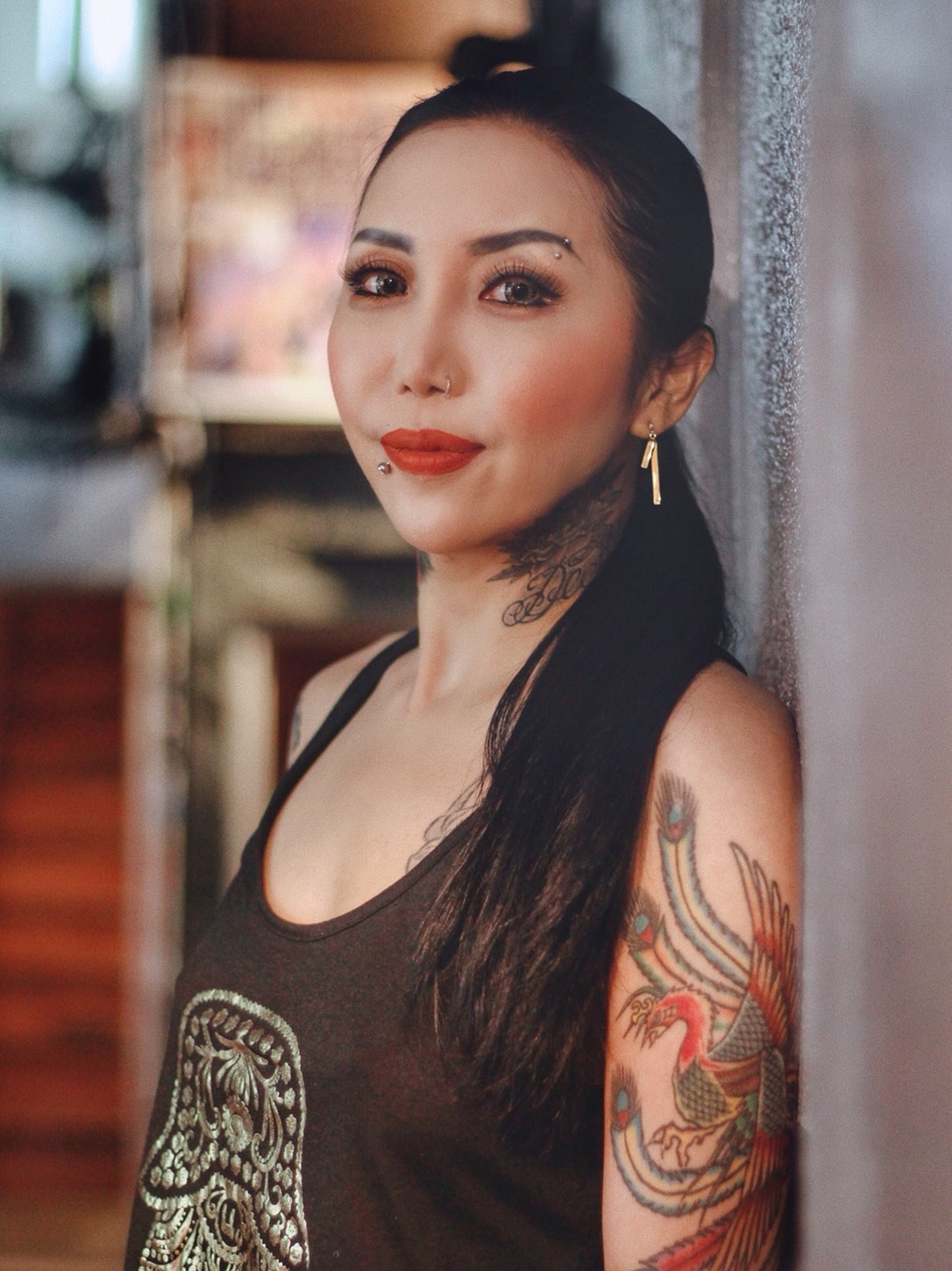 Tattooed rasta girl holding an owl Mobile 13416. Girl tattoos, Sleeve  tattoos, Skull tattoos HD phone wallpaper | Pxfuel