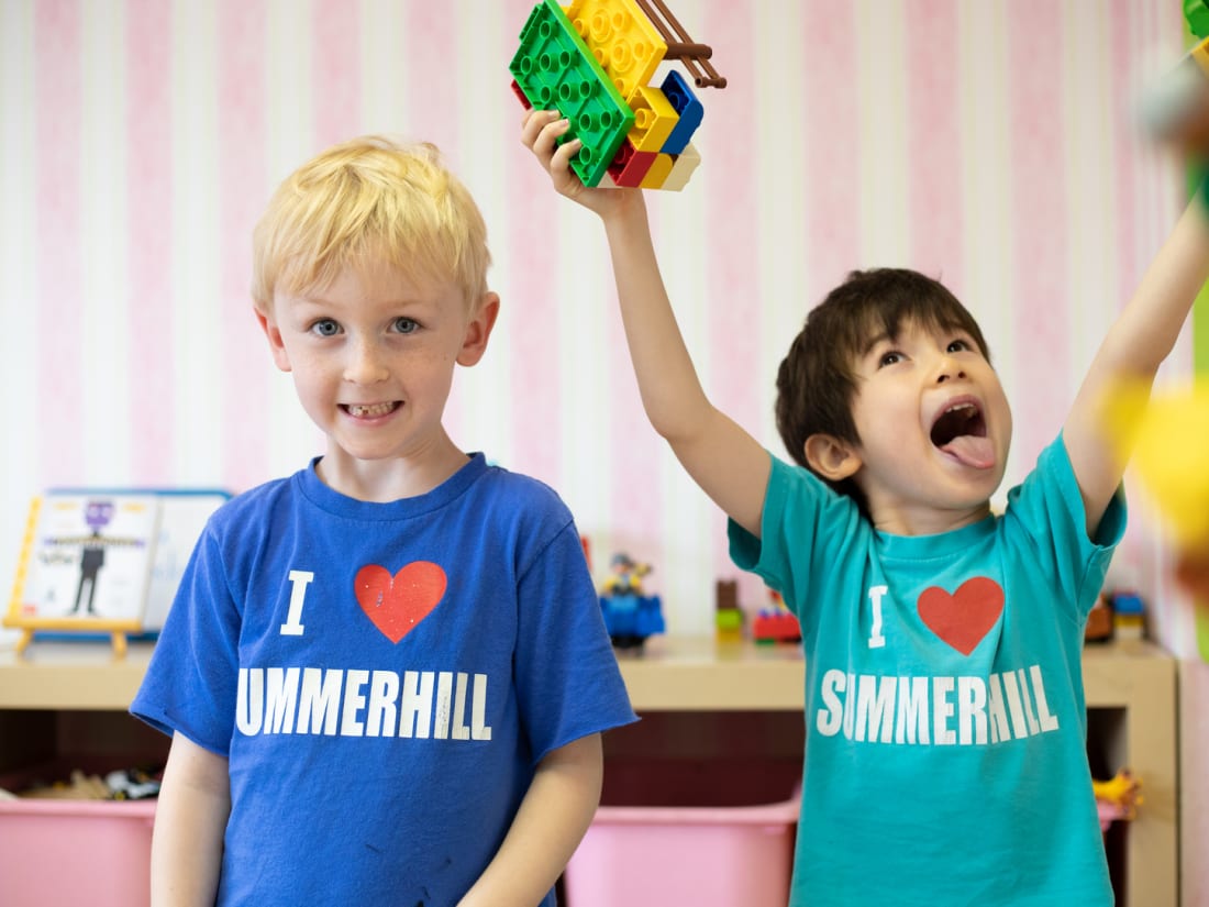 Students play at Summerhill International School