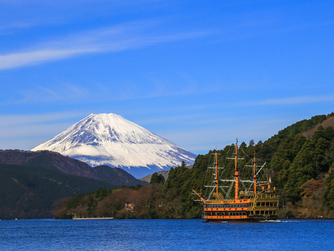 Mount Fuji Lake Ashi Hakone Shrine Japan Tokyo Weekender