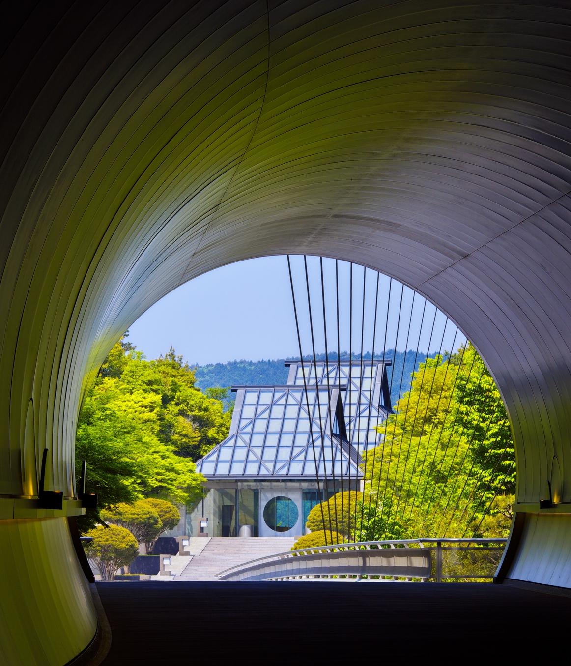 Tunnel of light to the Miho museum  Architecture design, Museum  architecture, Miho museum