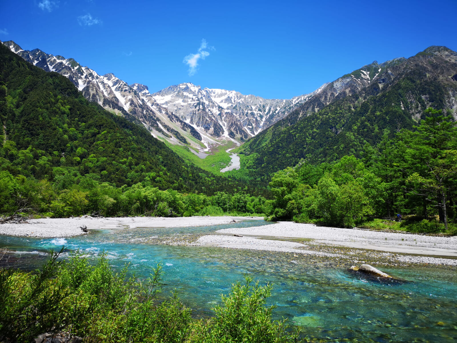 Kamikochi's,View,In,Summer,Of,Japan.