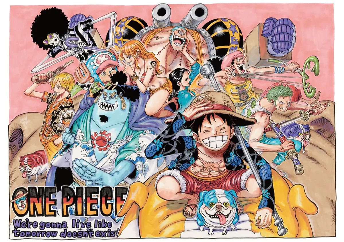 One piece signed 2024 art print