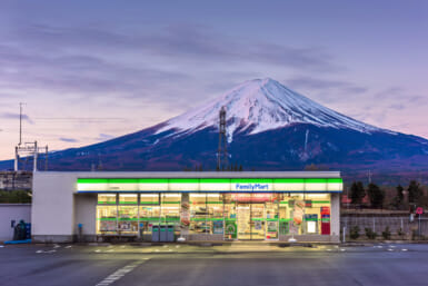 lawson, mount fuji, family mart, conbini, konbini, japan, convenience store