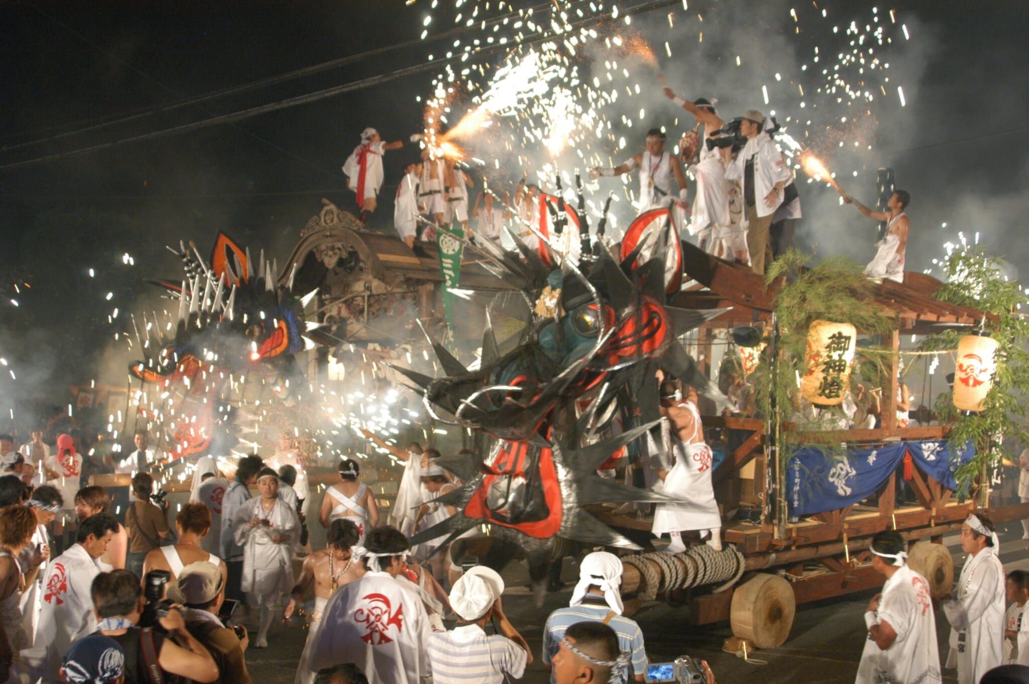 fukuoka summer festivals fireworks