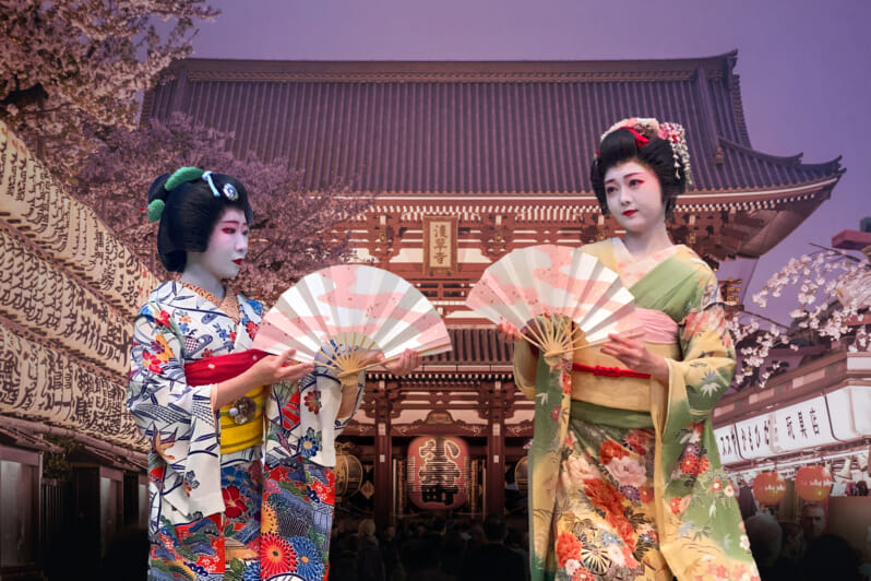 tokyo's geisha districts