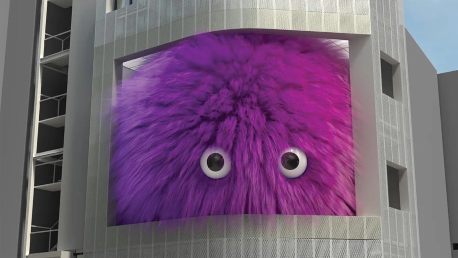 monster eye 3d billboard japan