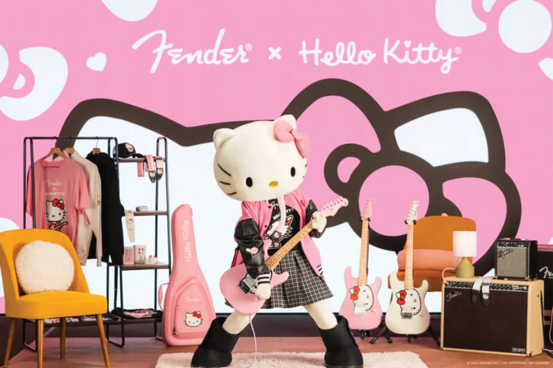 hello kitty x fender