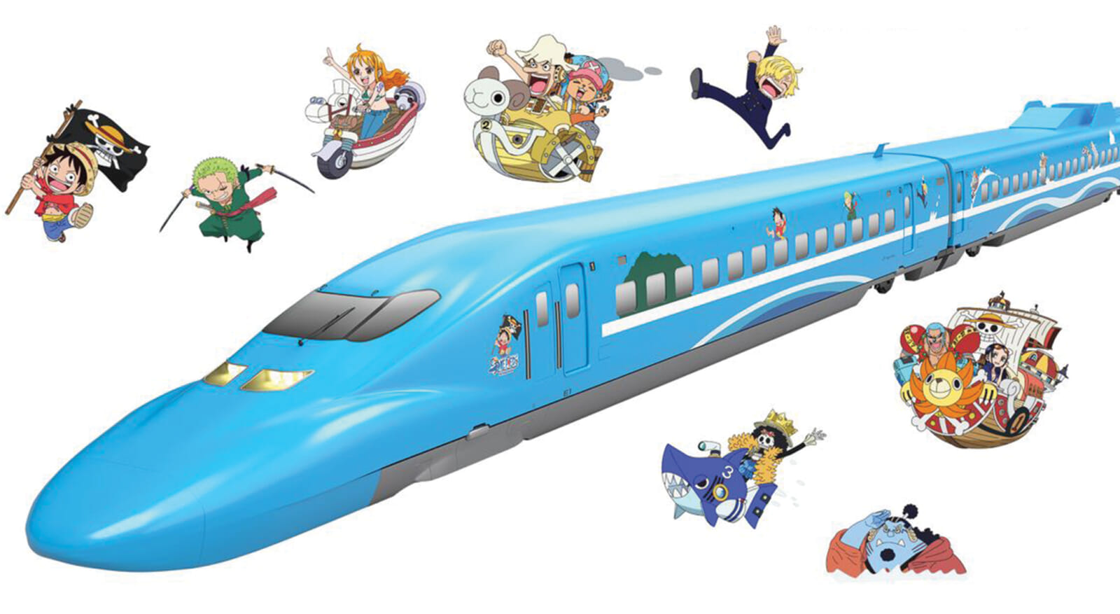 one piece bullet train