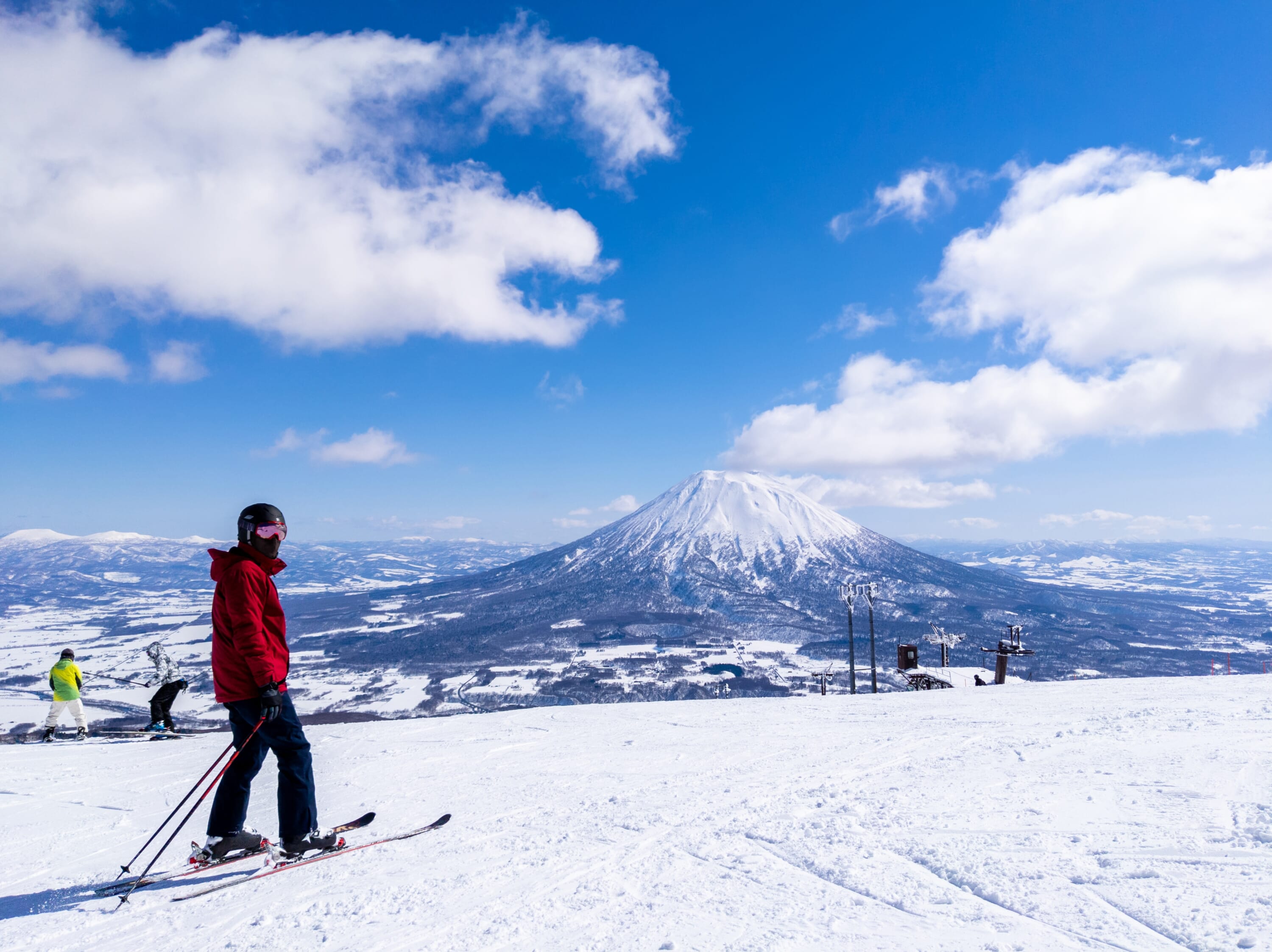 Skiing in Hokkaido things to do in japan in december