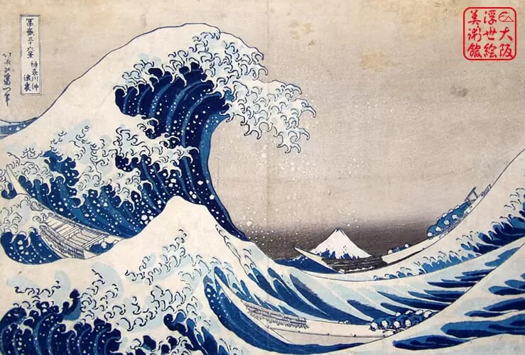 hokusai ukiyo-e great wave osaka art museums