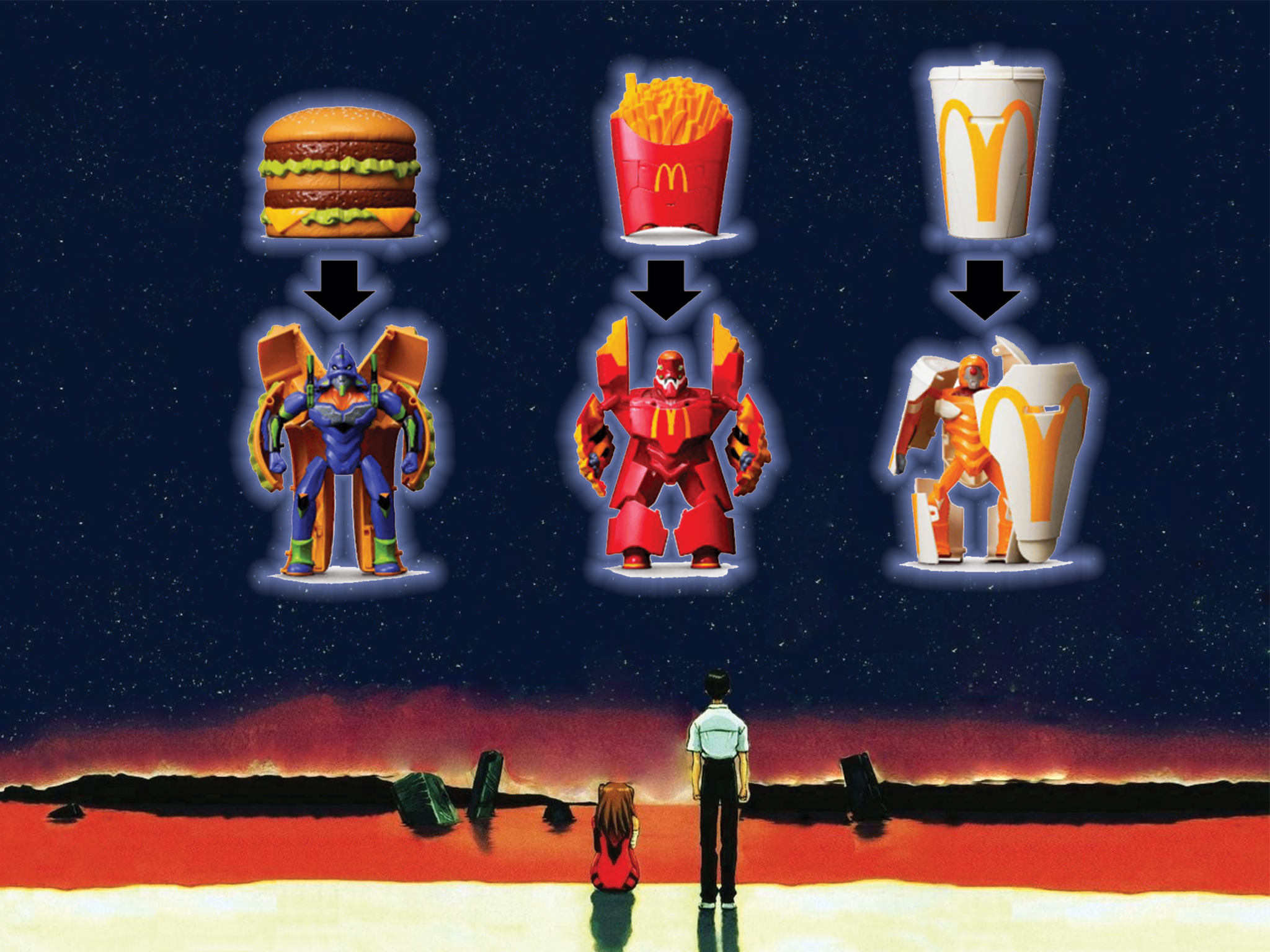 Evangelion mcdonalds