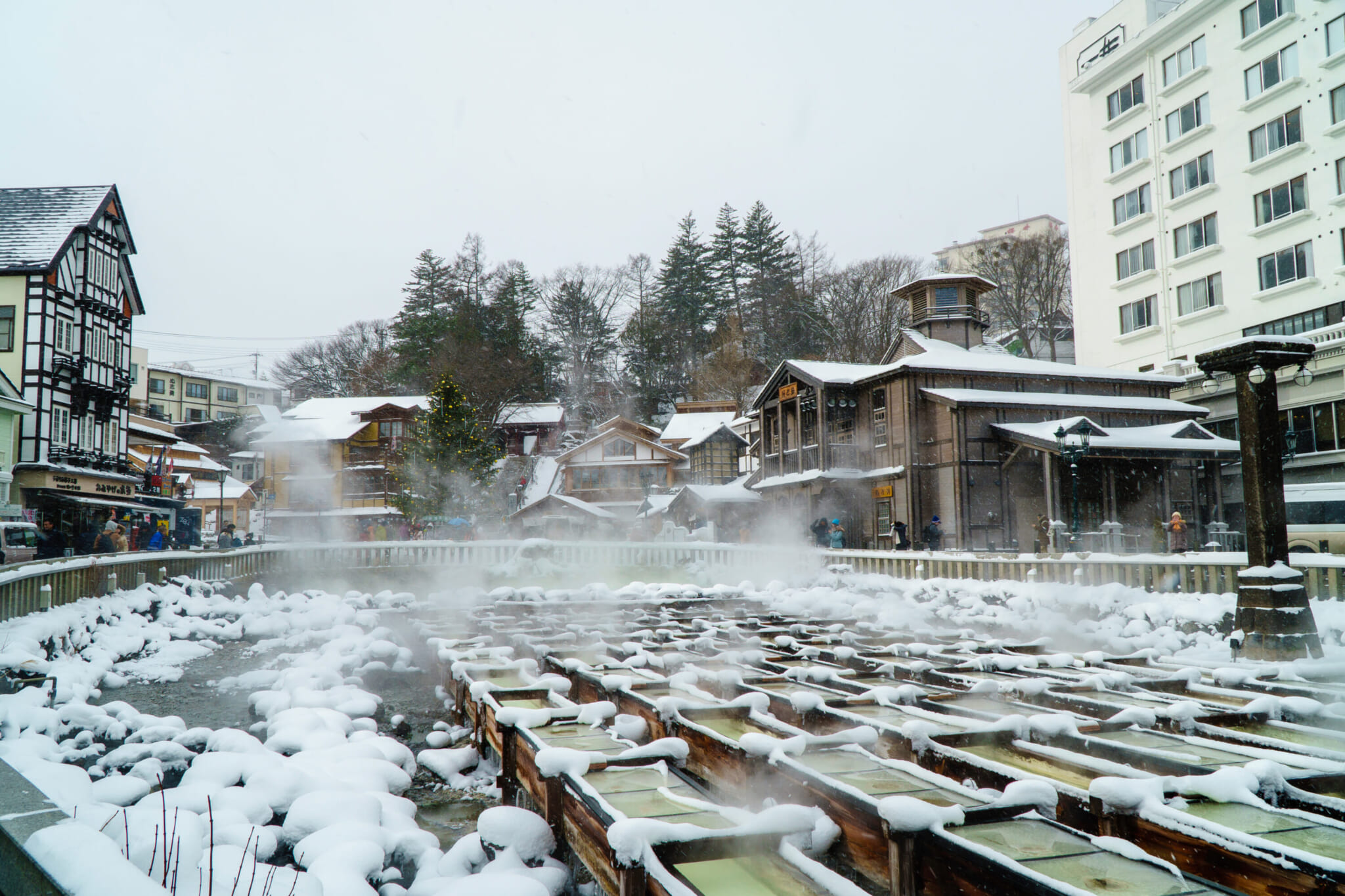 Gero Onsen winter