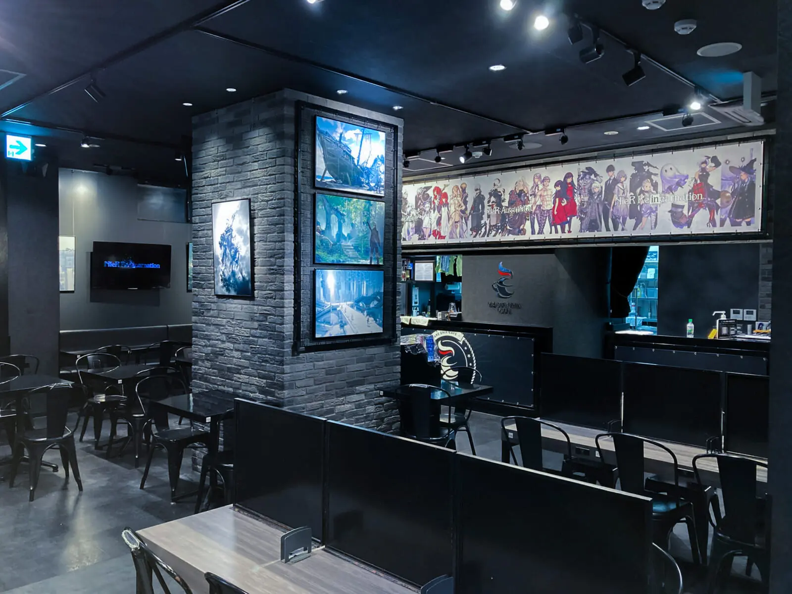 square enix cafe nier automata