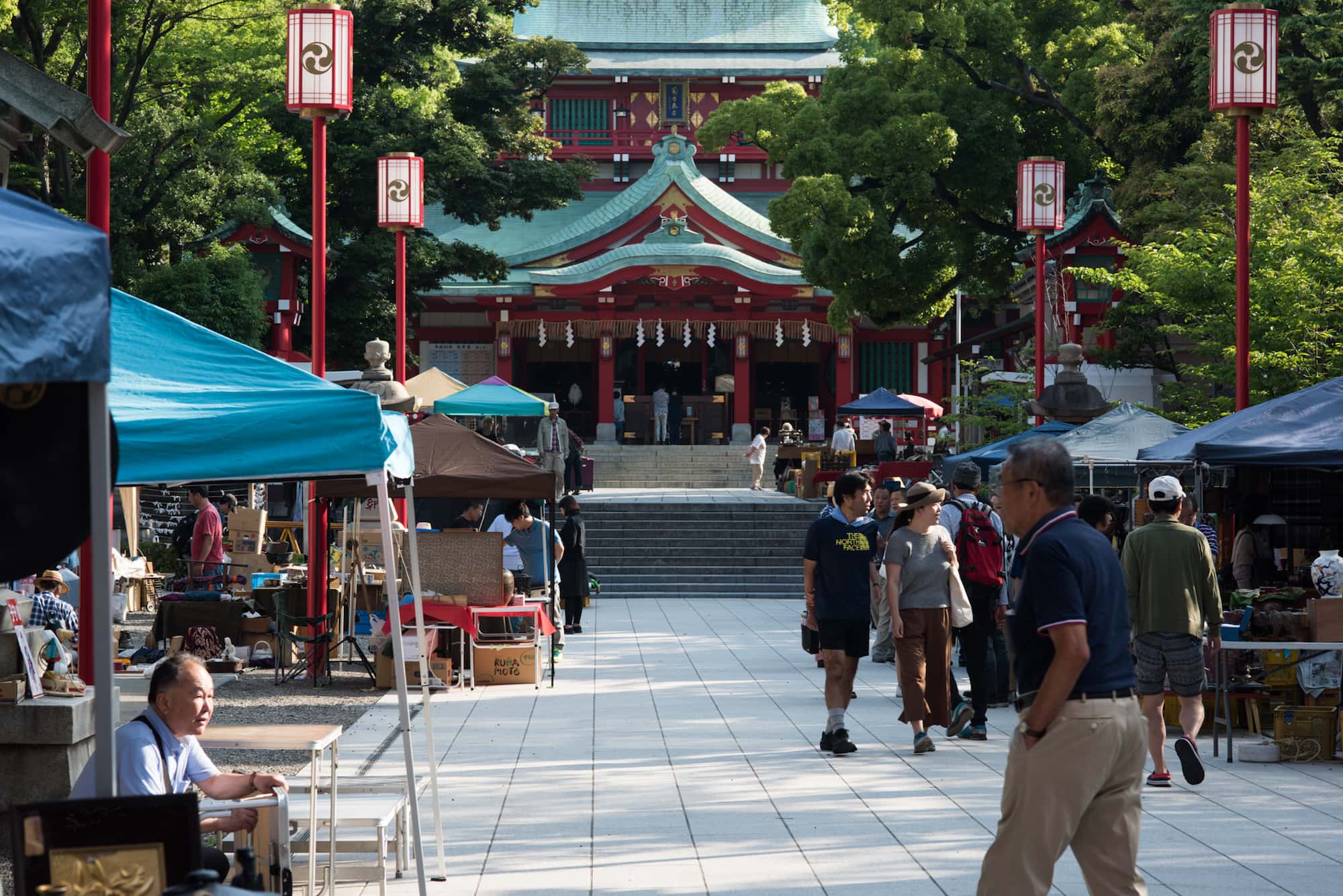 Tomioka hachimangu market 