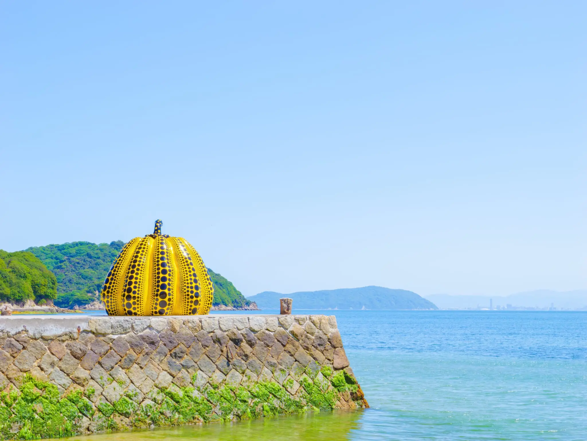 Naoshima pumpkin Yayoi Kusama Setouchi Triennale 2025
