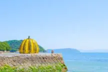 Naoshima pumpkin Yayoi Kusama Setouchi Triennale 2025