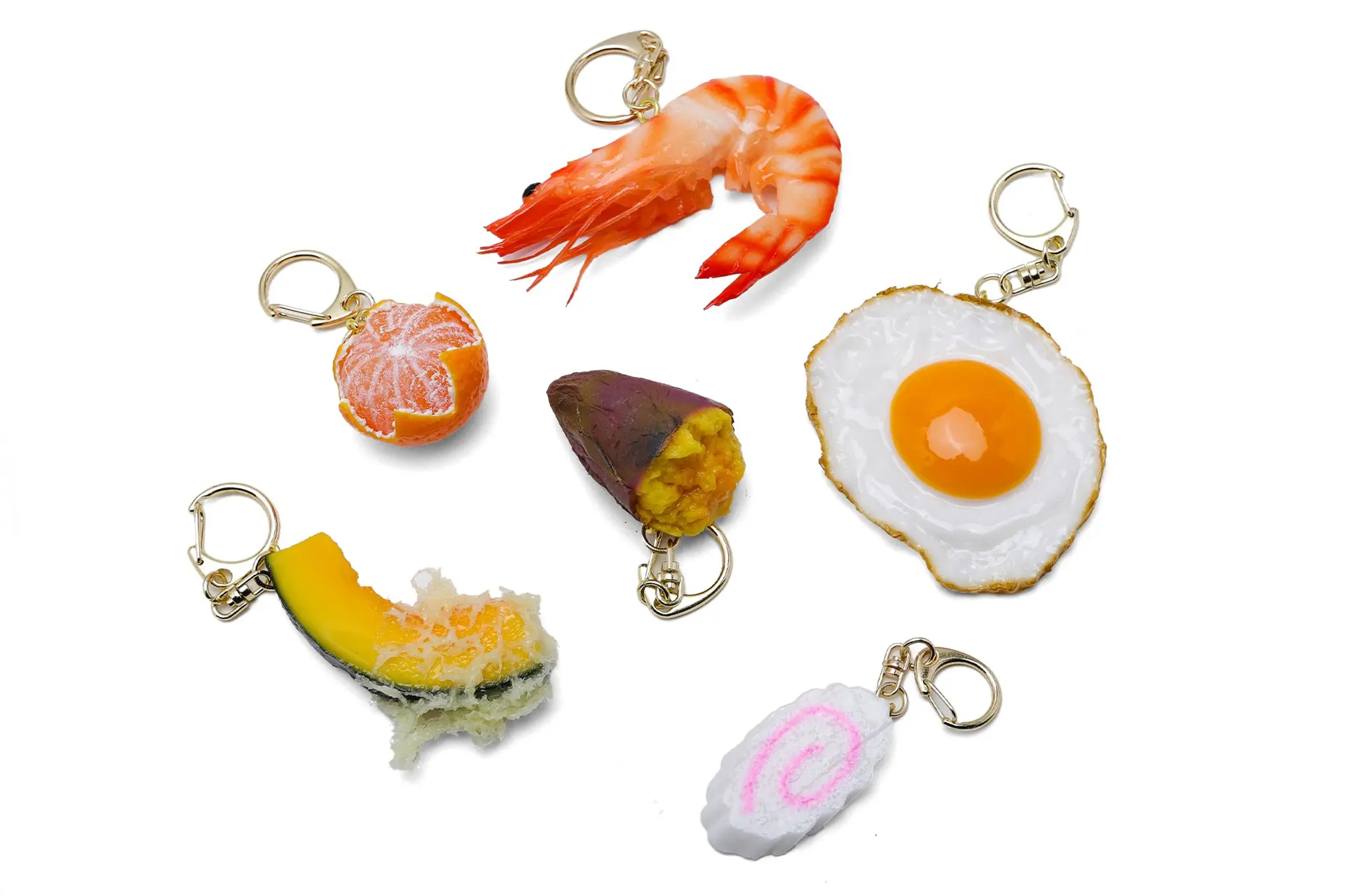 food replica keychain