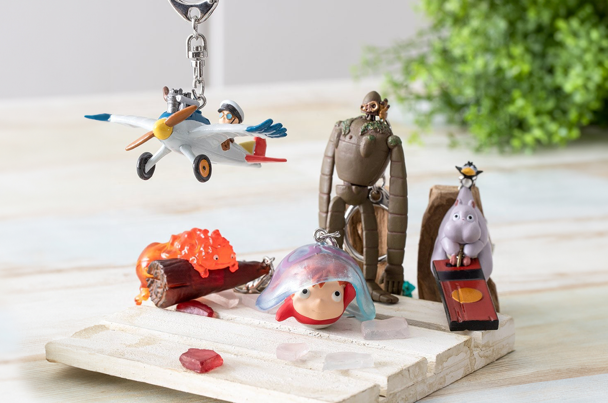 ghibli character keychain