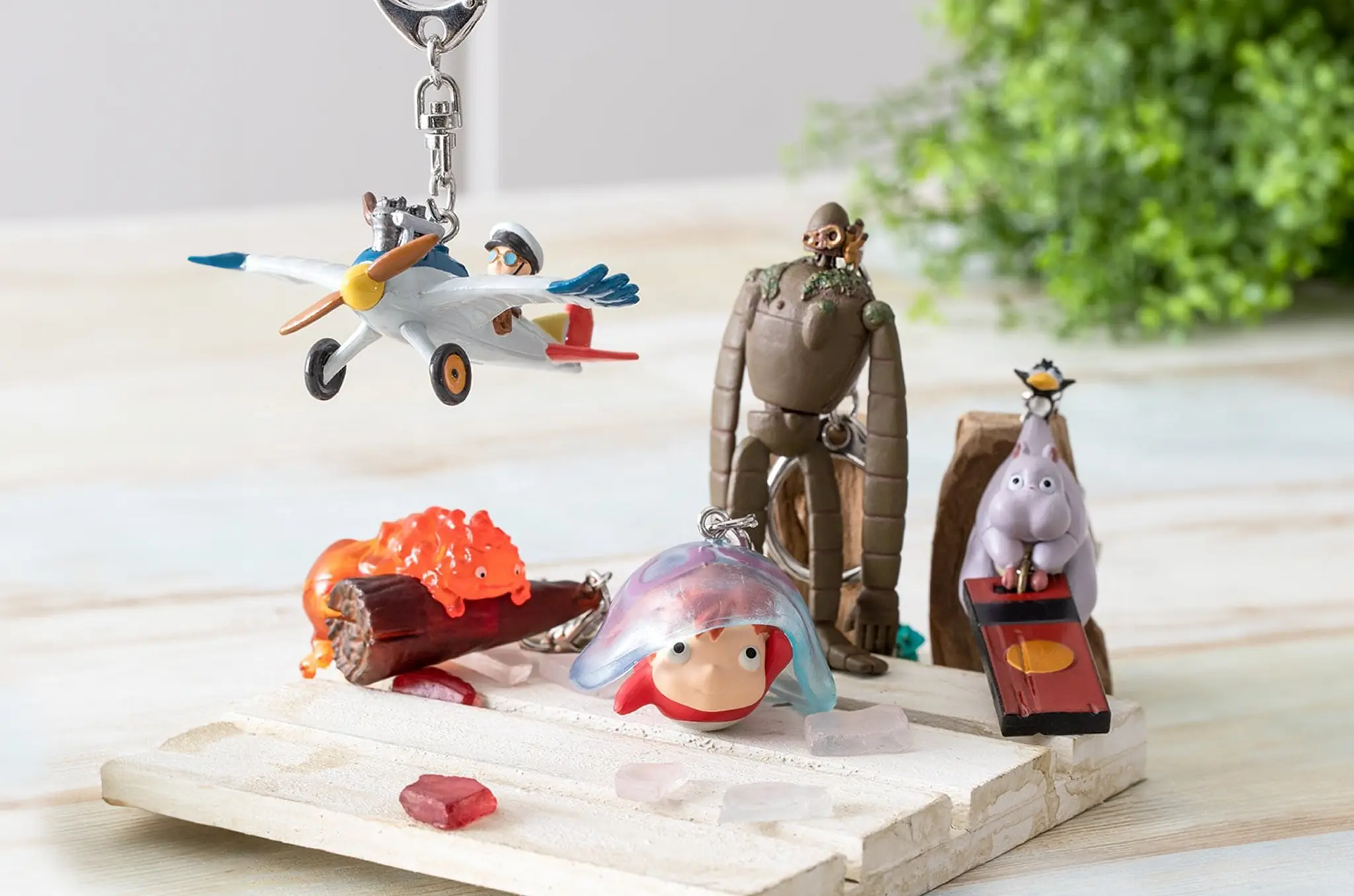 ghibli character keychain